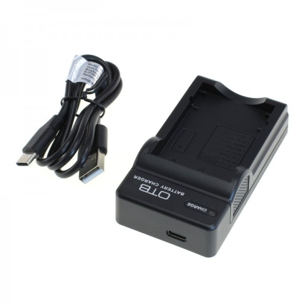 USB-C Akkuladegerät für Canon Digital Ixus 900 Ti