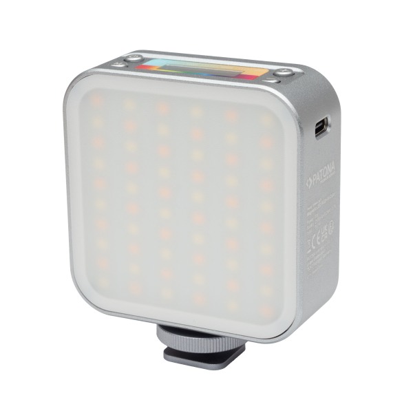 Videoleuchte RGB doppelseitig magnetisch