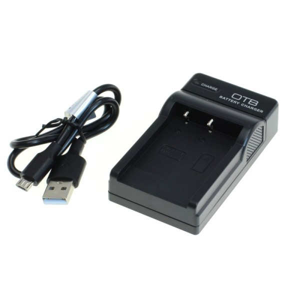 Slim USB Akkuladegerät für Voigtländer Virtus D800
