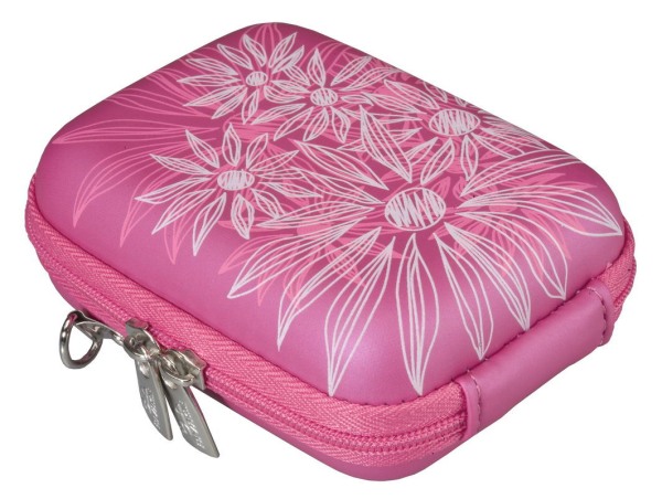 Kamera Tasche Pink Flowers f.  Fujifilm FinePix J50