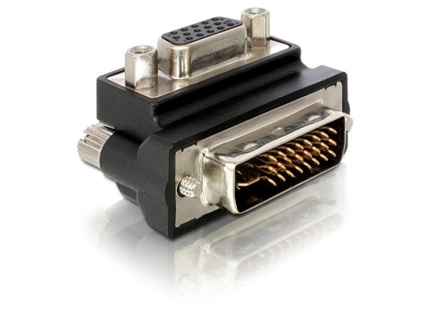 Adapter DVI Stecker gewinkelt VGA buchse