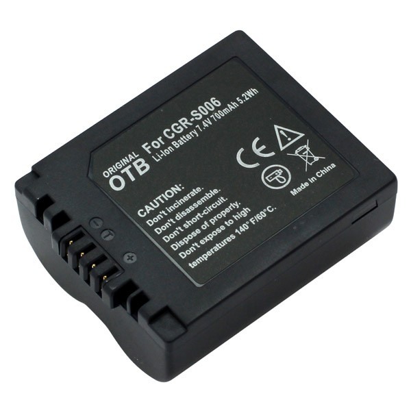 Akku f. Panasonic CGA-S006
