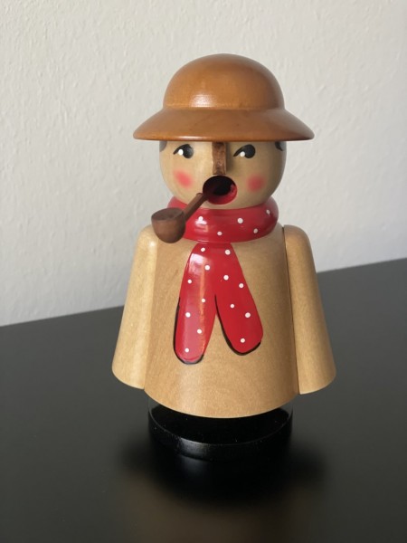 Räuchermännchen Bauer natur Schal 13cm