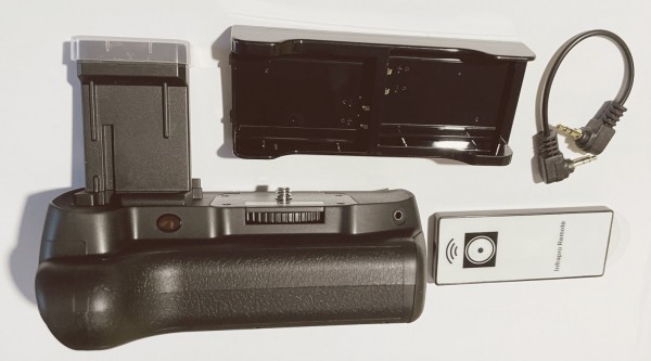 Batteriegriff kompatibel für Canon EOS Rebel T5 + Fernbedienung